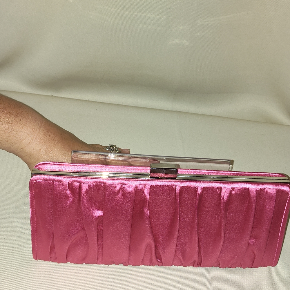 Elegant Pink Clutch Bag